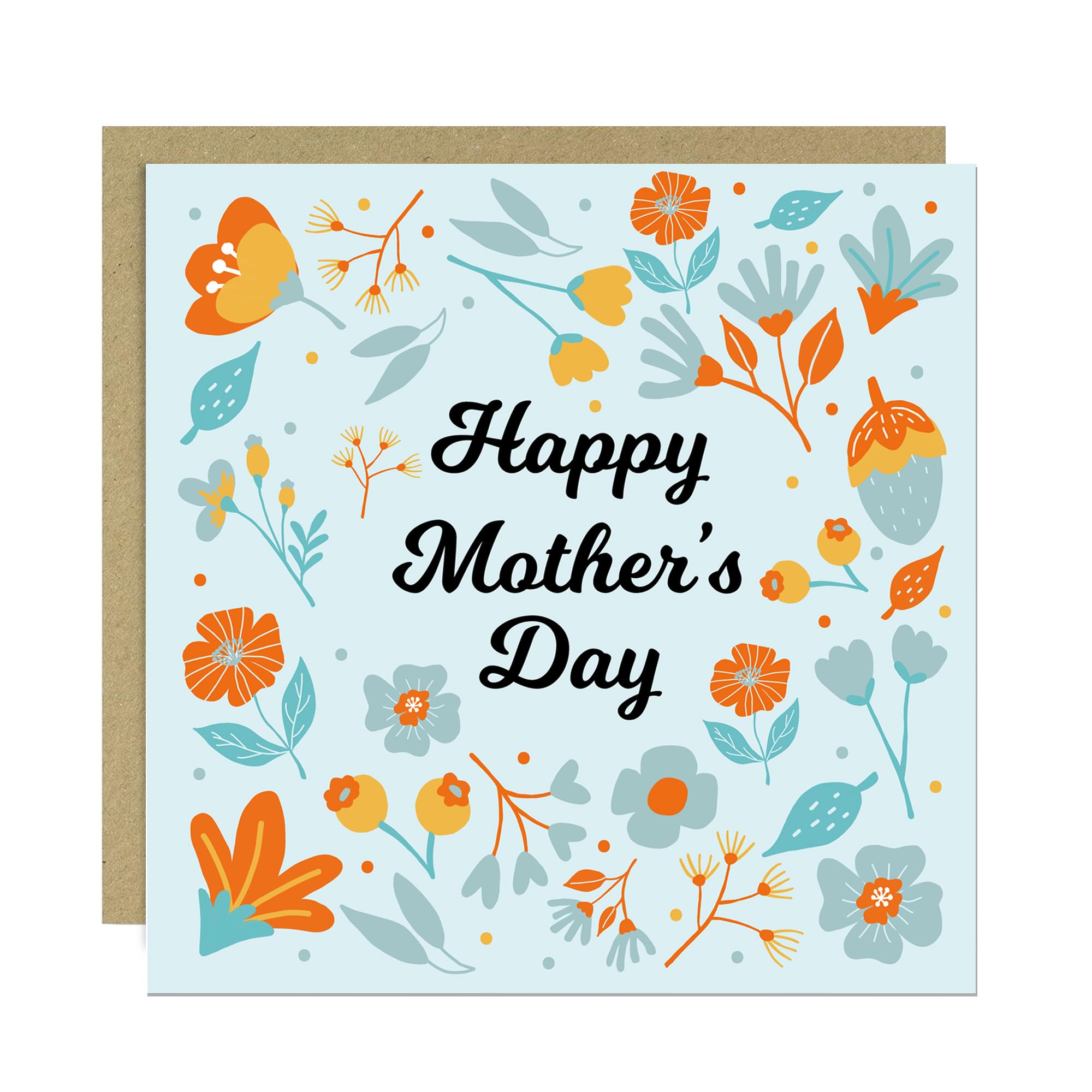 RED OCEAN Happy Mothers Day Card Multipack of 6-14.5x14.5cm With Envelopes, Mothers Day Cards for Mum New Mum, Step Mum - Image 3