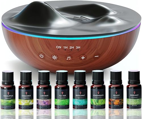 Miniatura 10 de Innovador difusor de aceite esencial de aromaterapia para habitaciones grandes, humidificador ultrasónico ultrasónico súper silencioso de aroma de