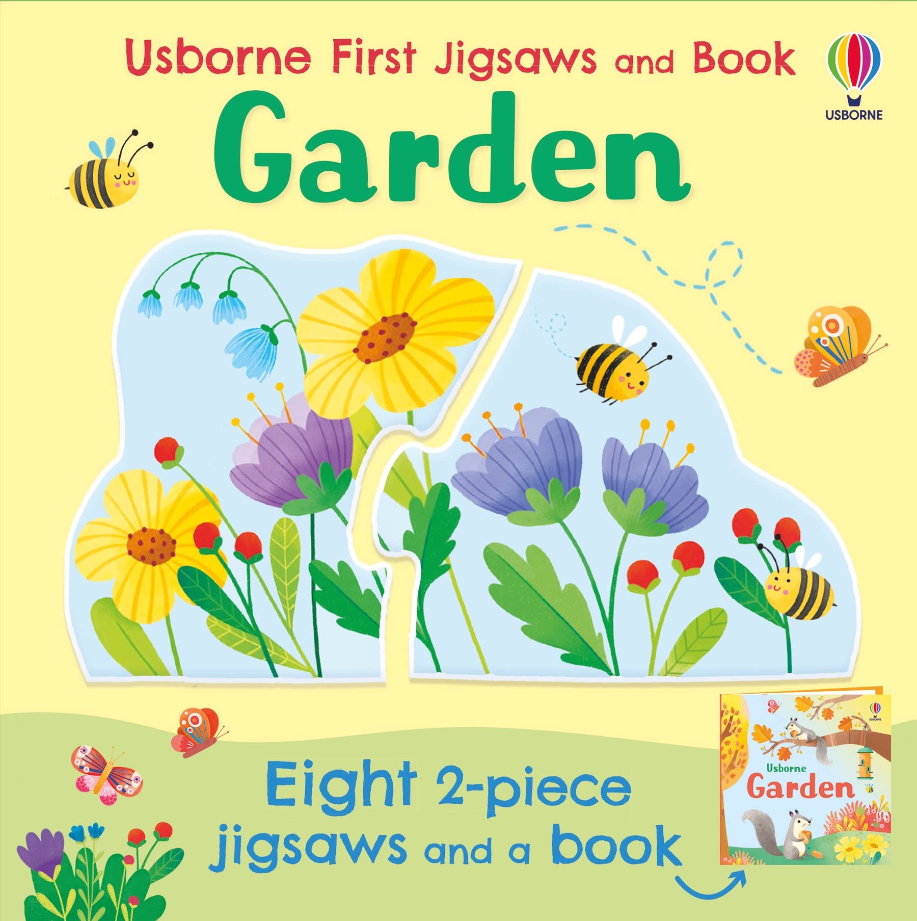 Usborne First Jigsaws and Book: Garden by Matthew Oldham, Eli... - 9781474998048
