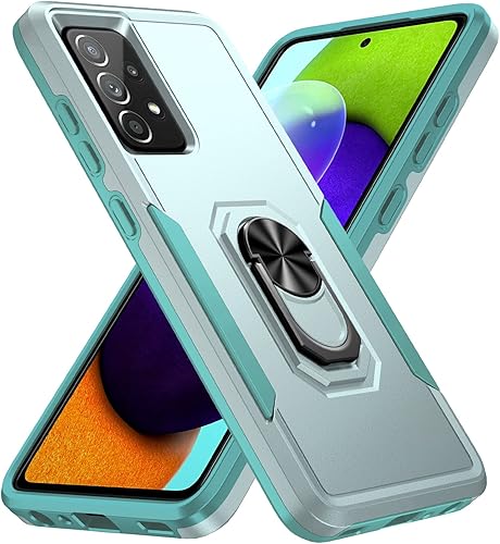 Fucozan Funda para Samsung Galaxy A52 5G Galaxy A52 4G con anillo de soporte, resistente protección de grado militar a prueba de golpes para Galaxy Fucozan Funda para Samsung Galaxy A52 5G Galaxy A52 4G con anillo de soporte, resistente protección de grado militar a prueba de golpes para Galaxy