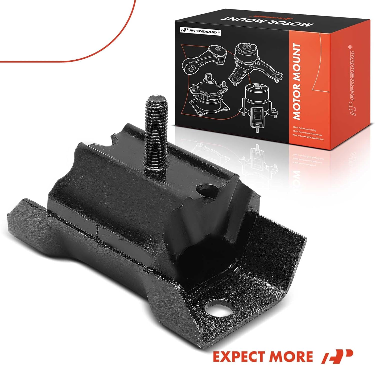 A-Premium Rear Transmission Mount Compatible with Chevrolet Silverado 1500 2014-2018, Tahoe, Suburban & GMC Sierra 1500, Yukon XL & Cadillac Escalade ESV, 5.3L 6.2L, RWD, Automatic Transmission