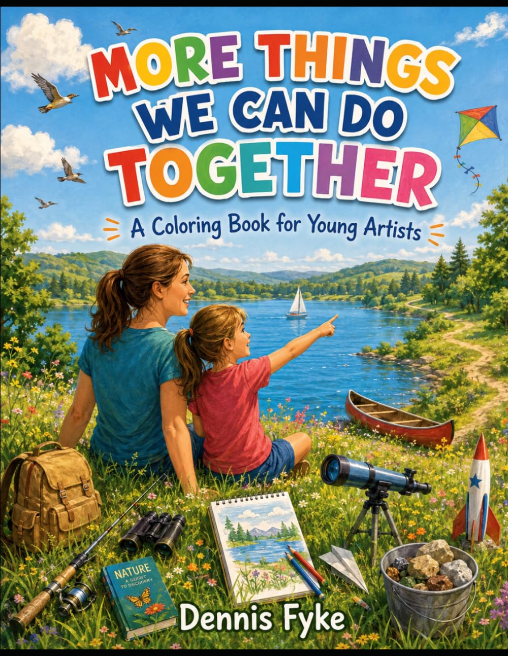 MORE THINGS WE CAN DO TOGETHER: A Coloring Book for Young Artists
