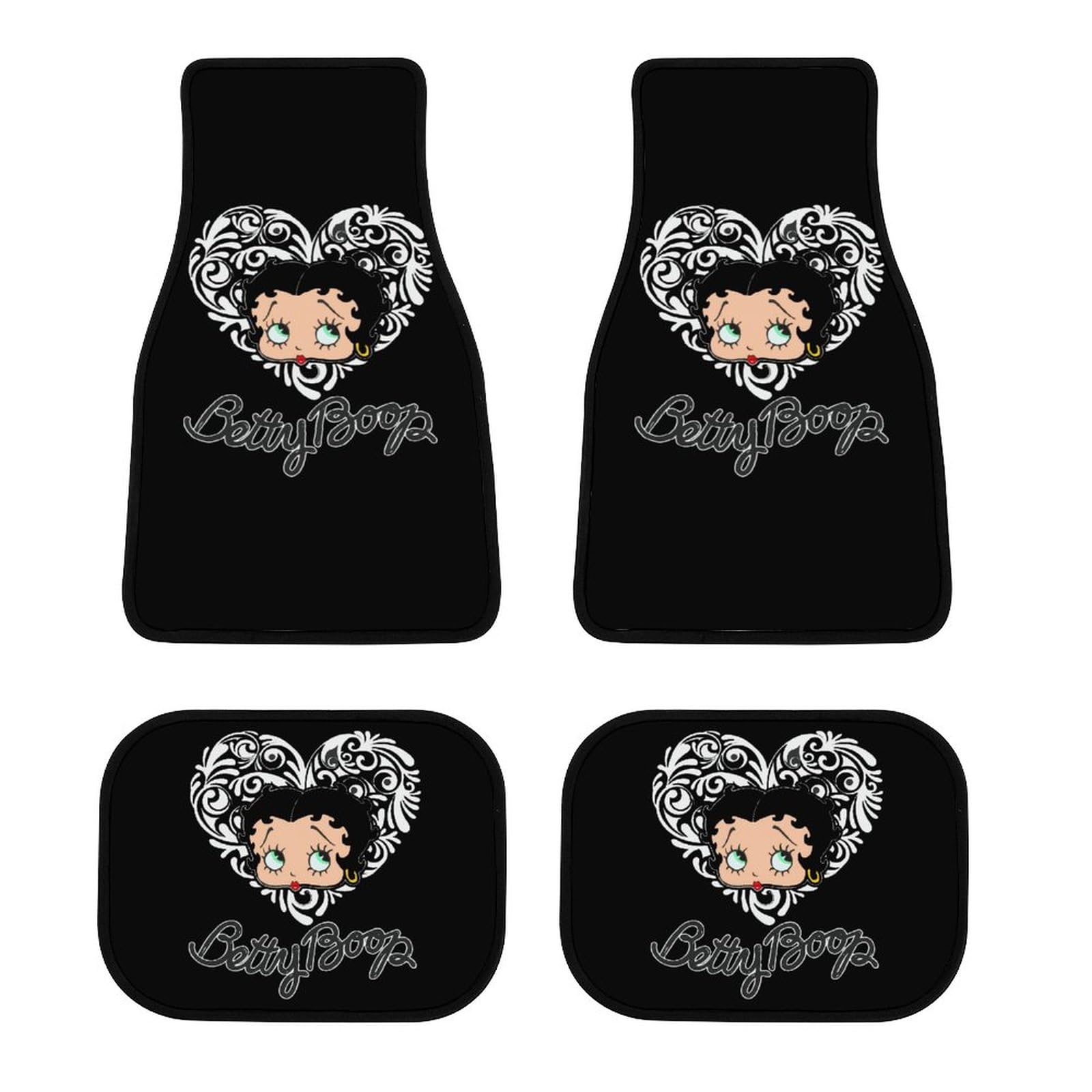 Amazon | 車用フロアマット ベティちゃん カーマット 4枚セット