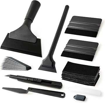 Gomake Vinyl Wrap Tool Kit for Car Wrapping & Window Tinting with Squeegee