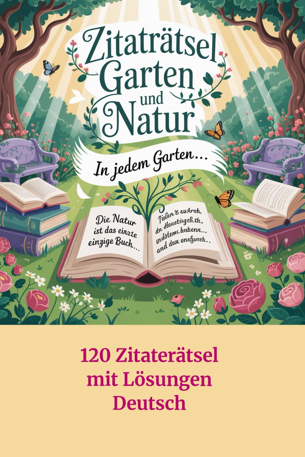 Zitaterätsel Garten und Natur: 120 Rätsel und Lösungen