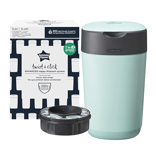 Contenedor verde Twist and Click de Tommee Tippee - Incluye 1 Recambio