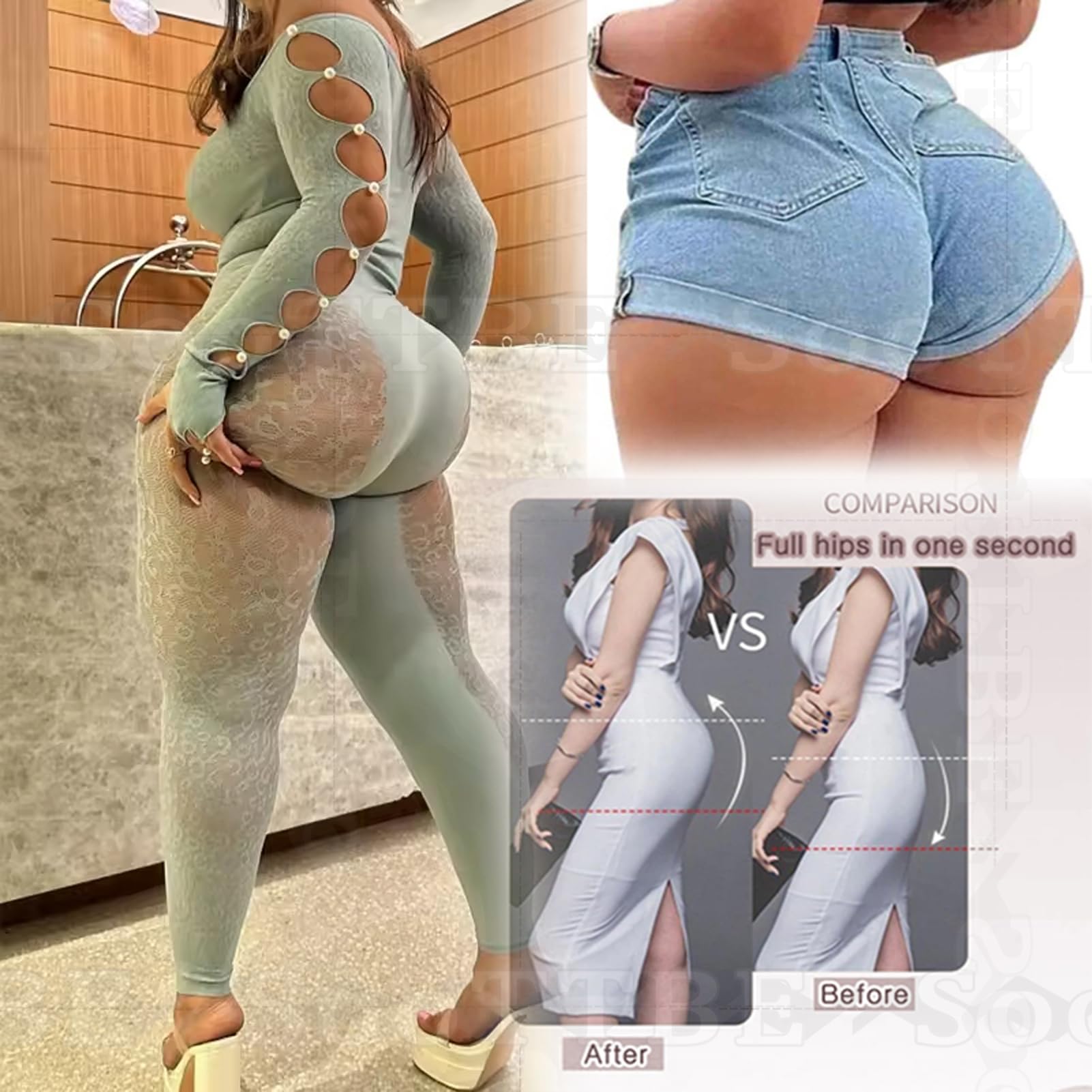 Bragas De Silicona De Cintura Alta para Realzar GlúTeos, Ropa Interior Push Up, Levanta Caderas Y Oculta para Travestis.