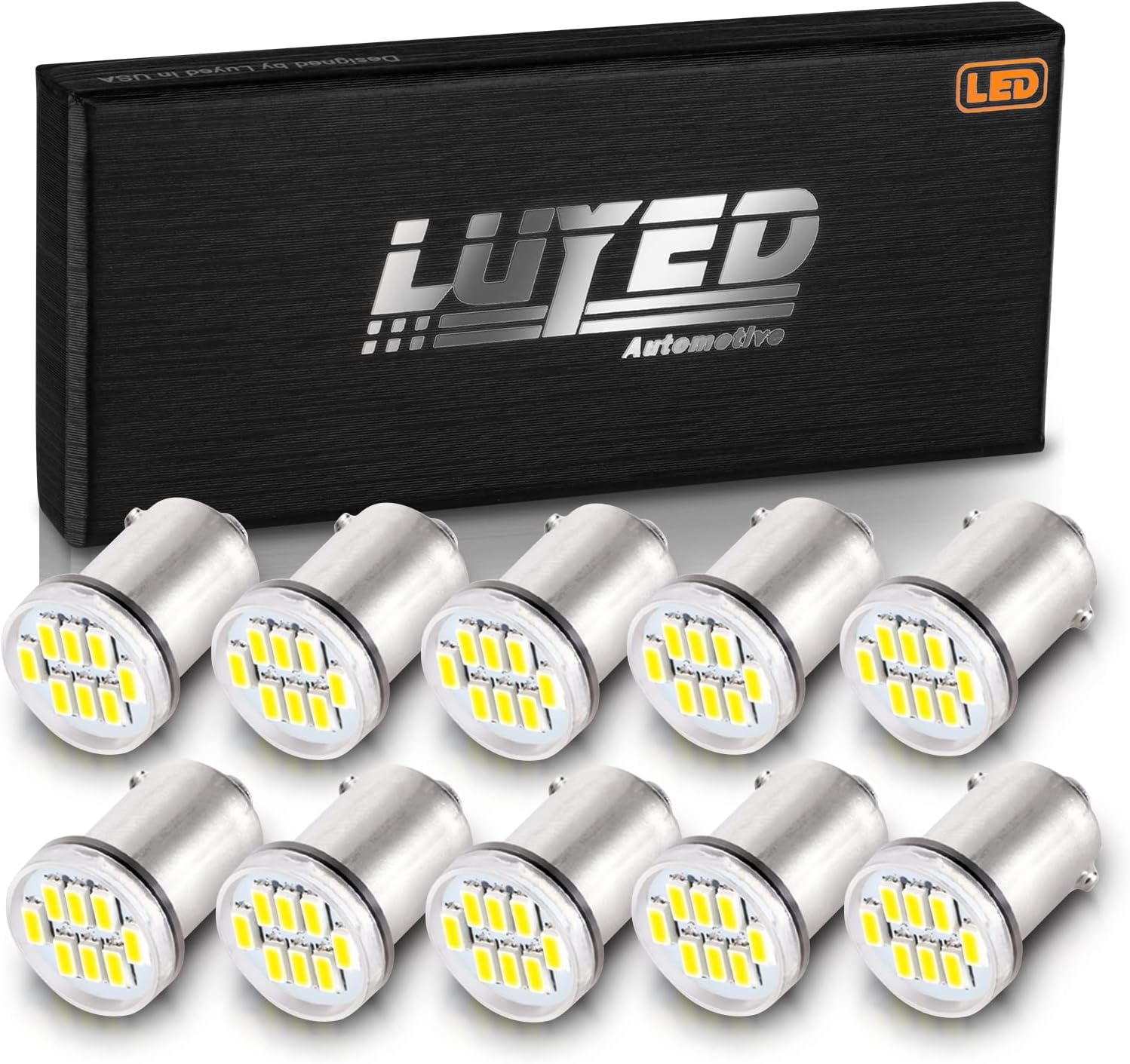 SOFOC-BA7S Interior Bulbs For Car Dashboard Indicator Lights Car Dome Light Map Lamp Trunk Light Etc 24V 2W Warm White 10Pcs - View #6