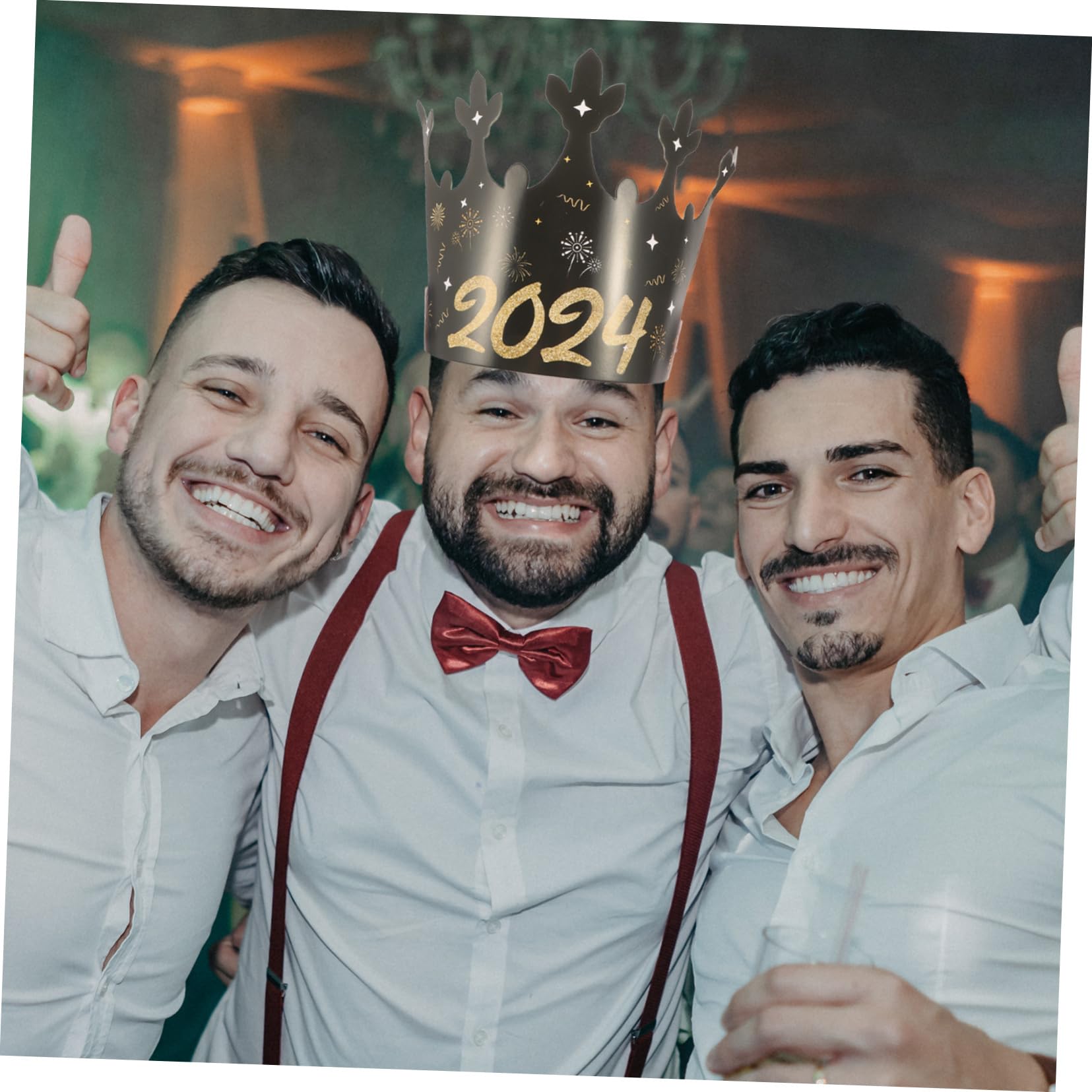ibasenice 60pezzi Cappellini Di Carta Per Festeggiamenti Di Capodanno Accessori Divertenti Per Feste Di Capodanno Come Props Per Foto e Attività Scolastiche