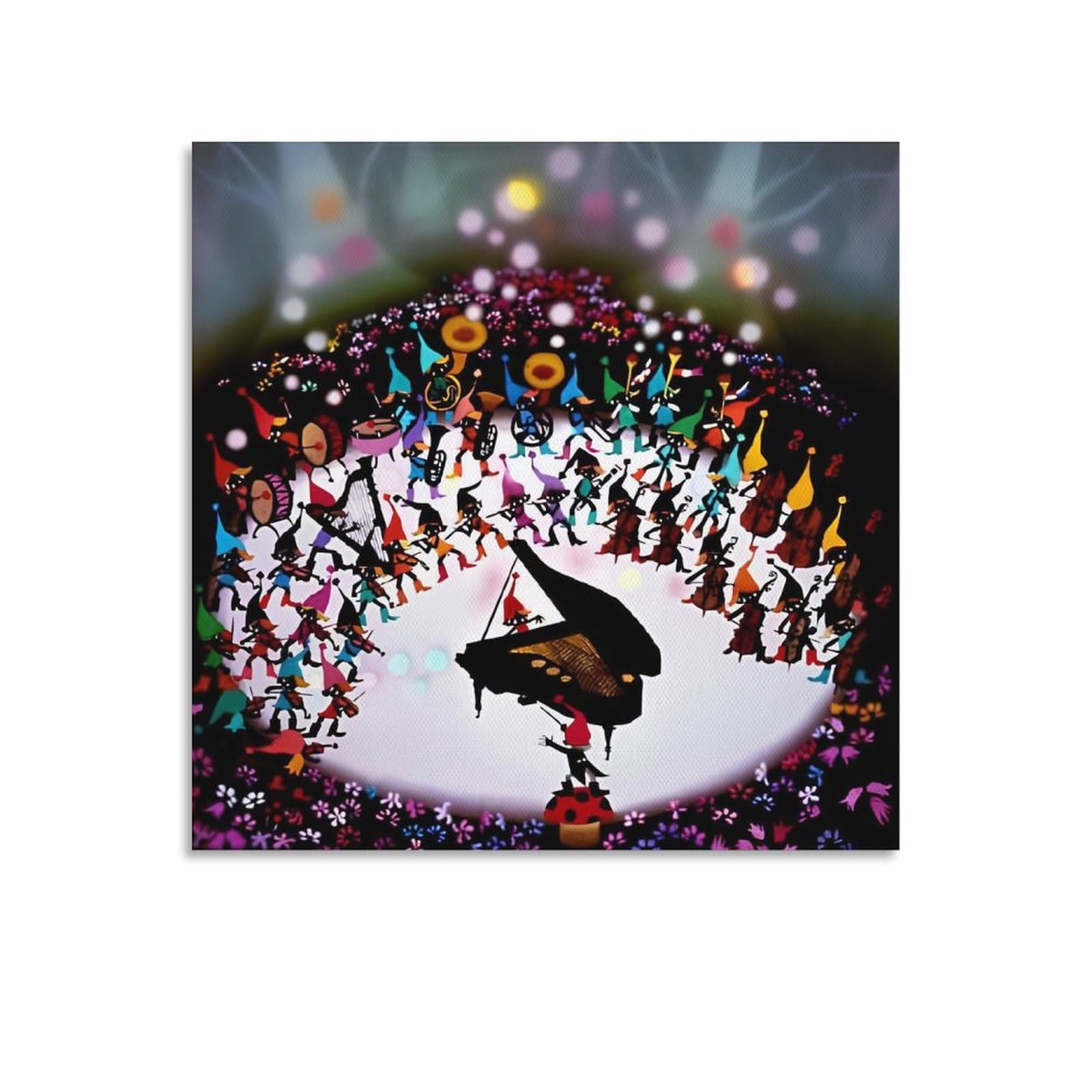 Amazon.co.jp: 藤城清治 ピアノ1台 絵画ポスター 印刷 壁アート 油彩画 Amazon.co.jp: 藤城清治 ピアノ1台 絵画ポスター 印刷 壁アート 油彩画