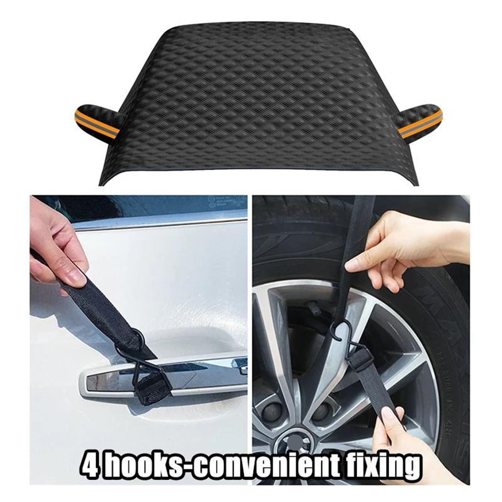 Copinverno Ertura per Parabrezza Auto Coperture per Parabrezza per Auto Scudo per Neve Copertura Protettiva per Parasole Invernale Parasole per Finestrino Anteriore Esterno