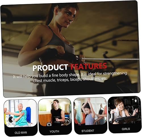 Miniatura 8 de VANZACK 1 Unidades Barra de Resistencia Equipo de Estiramiento Kit de Estiramiento Kit de Estiramiento Bandas de Resistencia Ejercicio