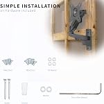 VIVO Black Single Monitor Wall Mount for 17 to 32 inch Screens, MOUNT-G100B | Premium Aluminum Monitor Mount, Pneumatic Adjustable Arm, Maximum VESA 100x100, Holds 15.4 lbs