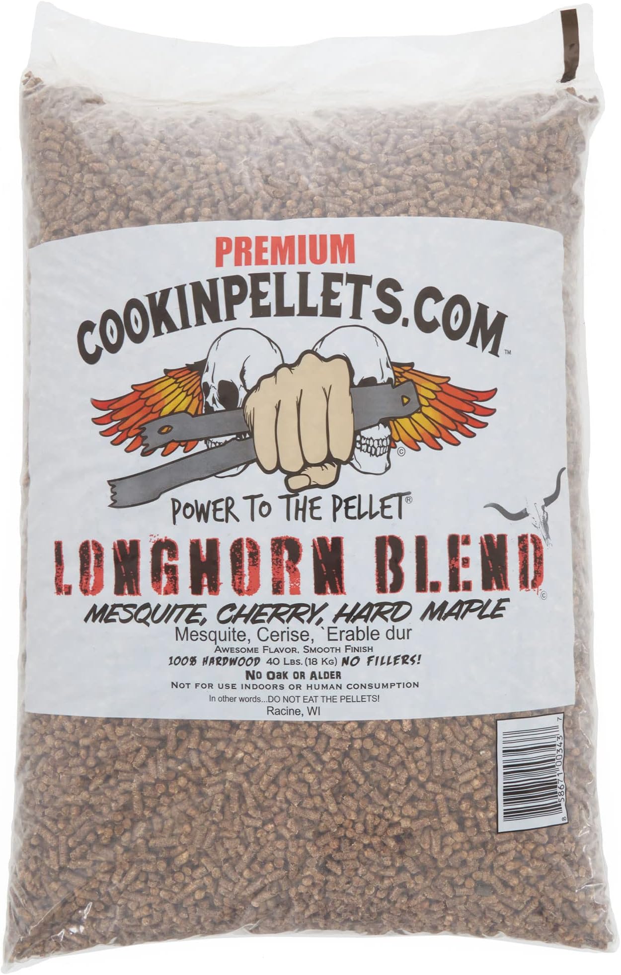 Lumber Jack Mesquite Blend BBQ Grilling Pellets 40 LB Bag