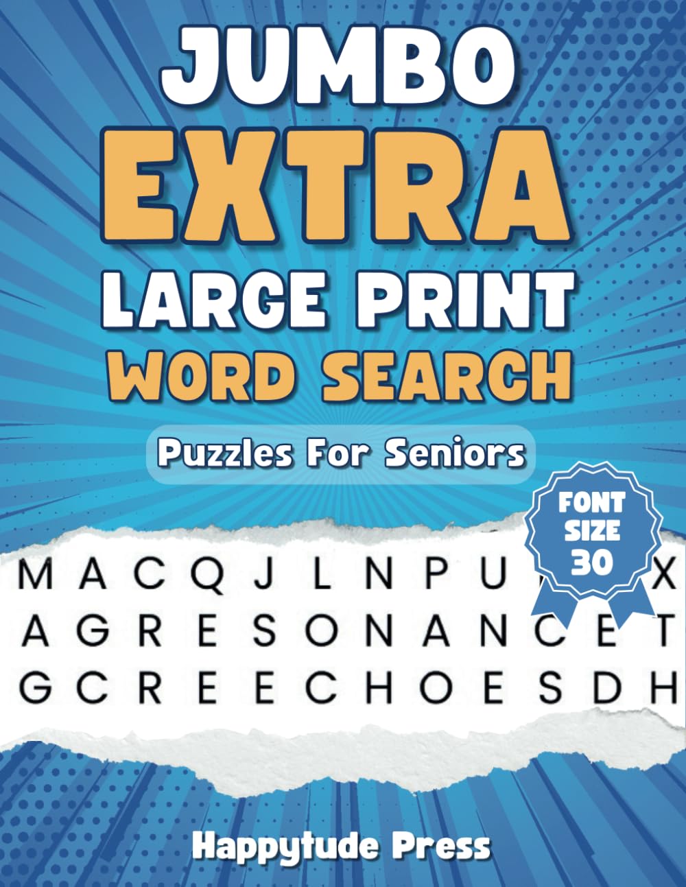 Large Print Word Search Puzzles For Seniors 408x528