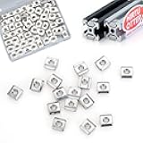 80 PCS M4 Sliding T-Nuts for 2020/2040/2060 Series Aluminum Extrusion Profiles | Nickel-Plated | Corrosion-Resistant Slide-in Nuts for V-Slot/T-Slot Systems & 3D Printing DIY