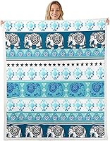 Vista 24 de Castle Fairy Rustic Musical Kids Plush Blanket,Guitar Bass Instruments Print Bed Blanket Art Home Decor,Retro Note Boho Ethnic Plaid Modern Fuzzy