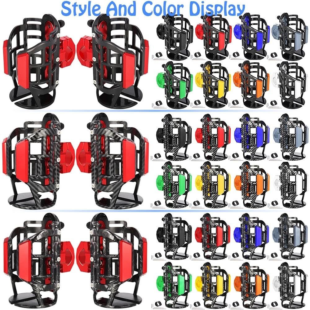 Porta Borraccia Moto per H Africa Twin DCT Adventure Sports CRF1000L2 2023 2024 Portabicchieri per Bottiglie d'Acqua per Bevande Motociclistiche(Grigio)