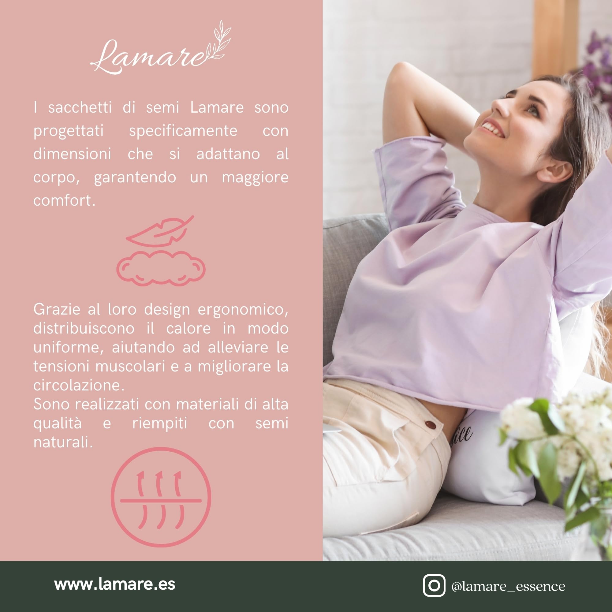 IL CUSCINO DI GRANO* - Per la casa e per te - Bellezza e cura - di