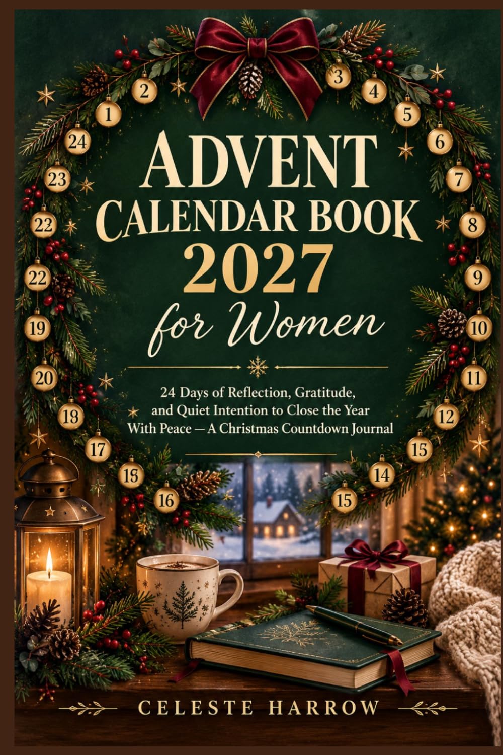 Advent Calendar Book 2027 for Women: 24 Days of Reflection, Gratitude, and Quiet Intention to Close the Year With Peace — A Christmas Countdown Journal