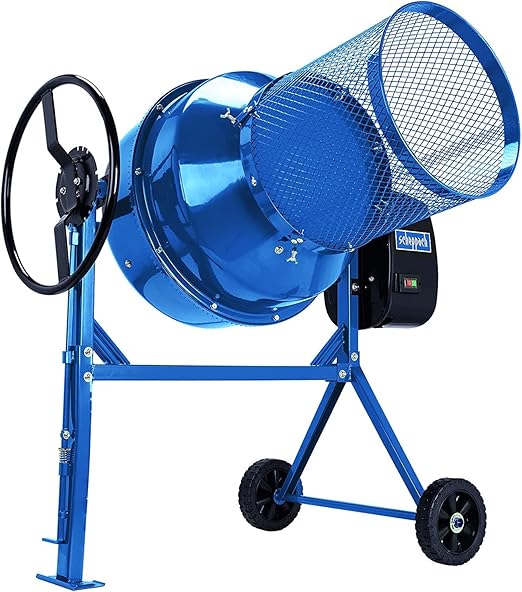 Scheppach Betonmischer MIX200 Siebtrommel + Rührwerk 850W