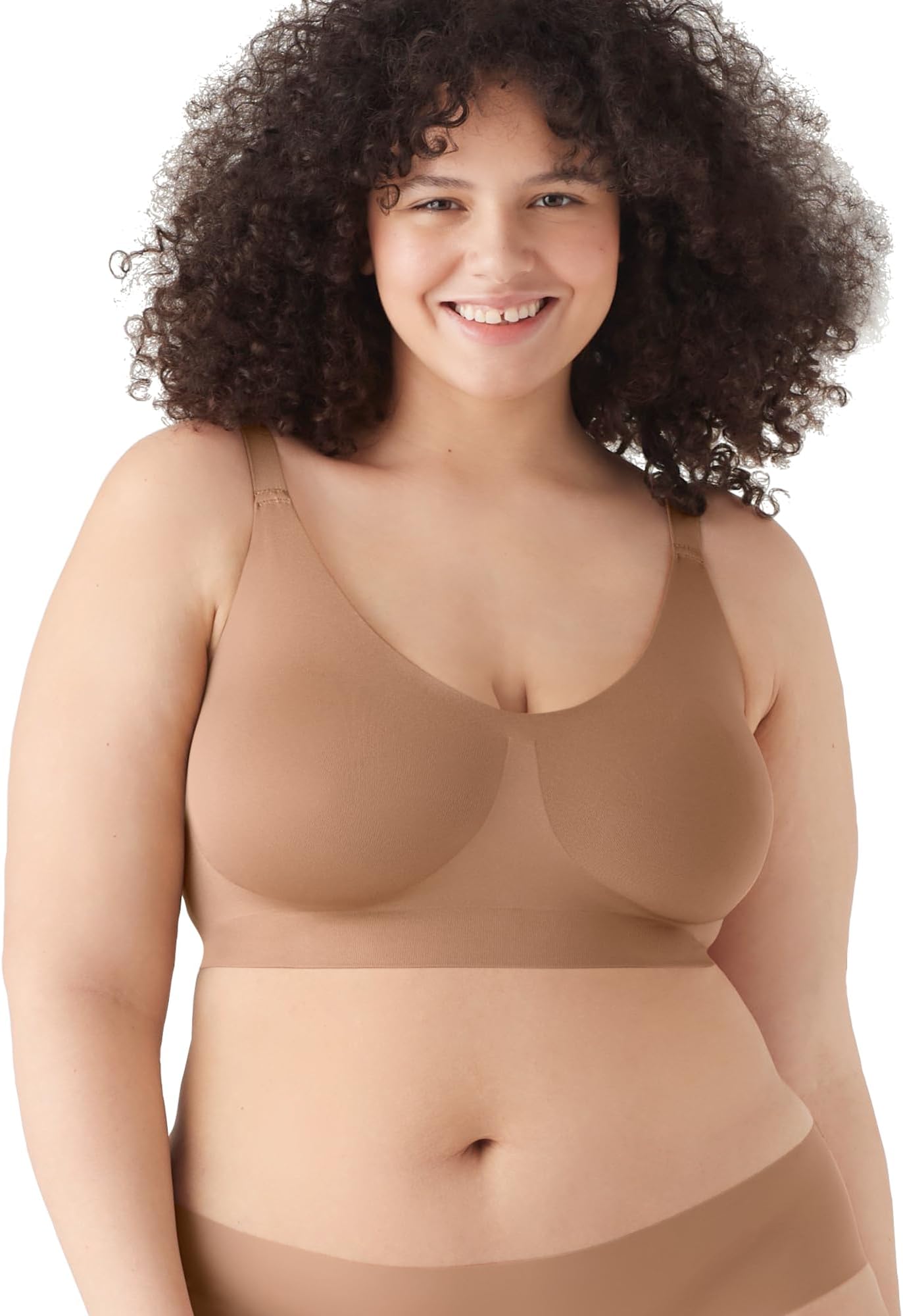 True & CoWomen's Soft Form V Neck Adjustable Strap Bra