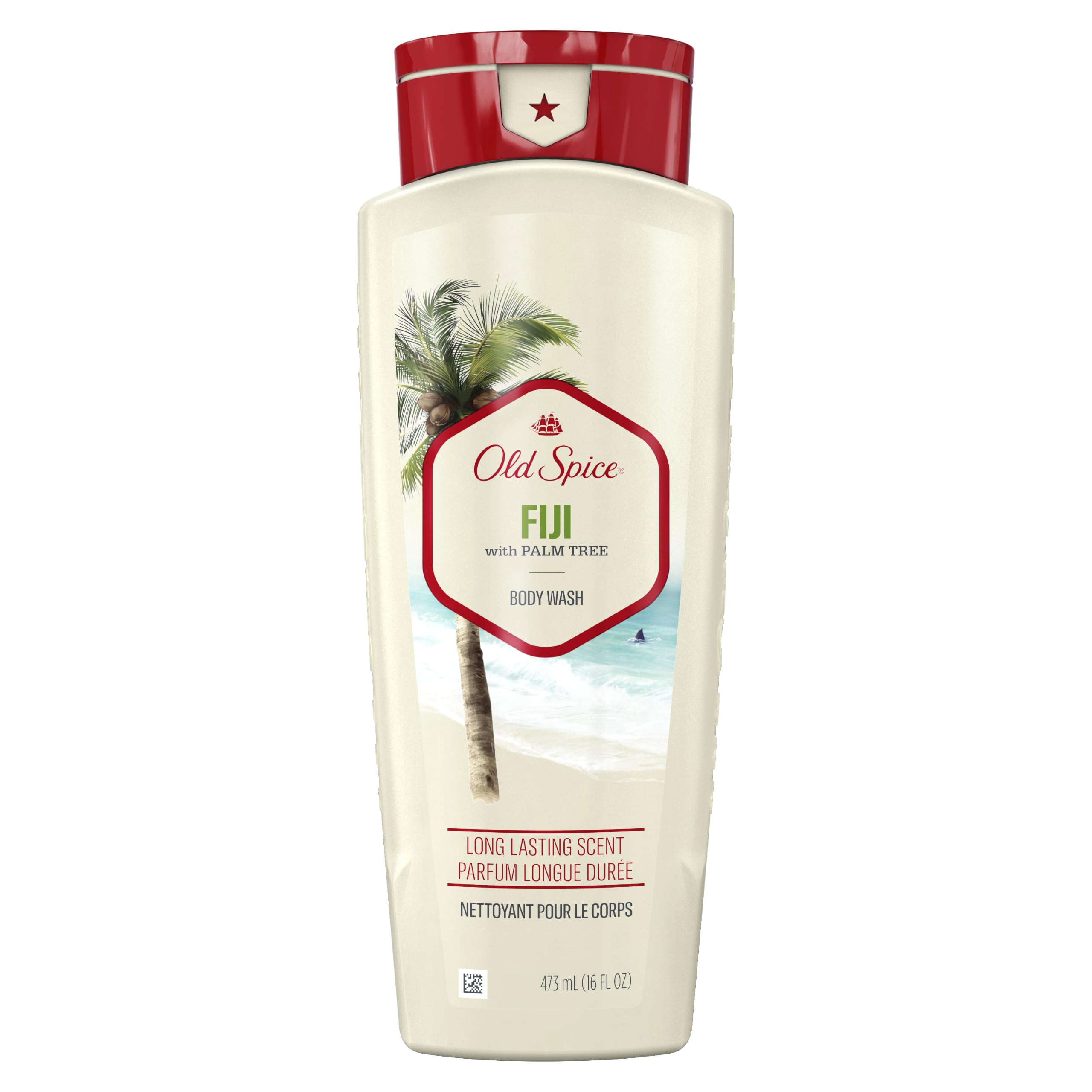 Old Spice Fiji Body Wash 475 ml Body Wash for Men, 3 Pack of 470 ml