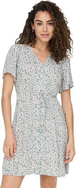 Only Onlkim S/S Dress Wvn Vestido Para Mujer