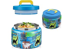 8 Oz Thermo Food Jar for Hot & Cold Kids, Insulated Lunch...