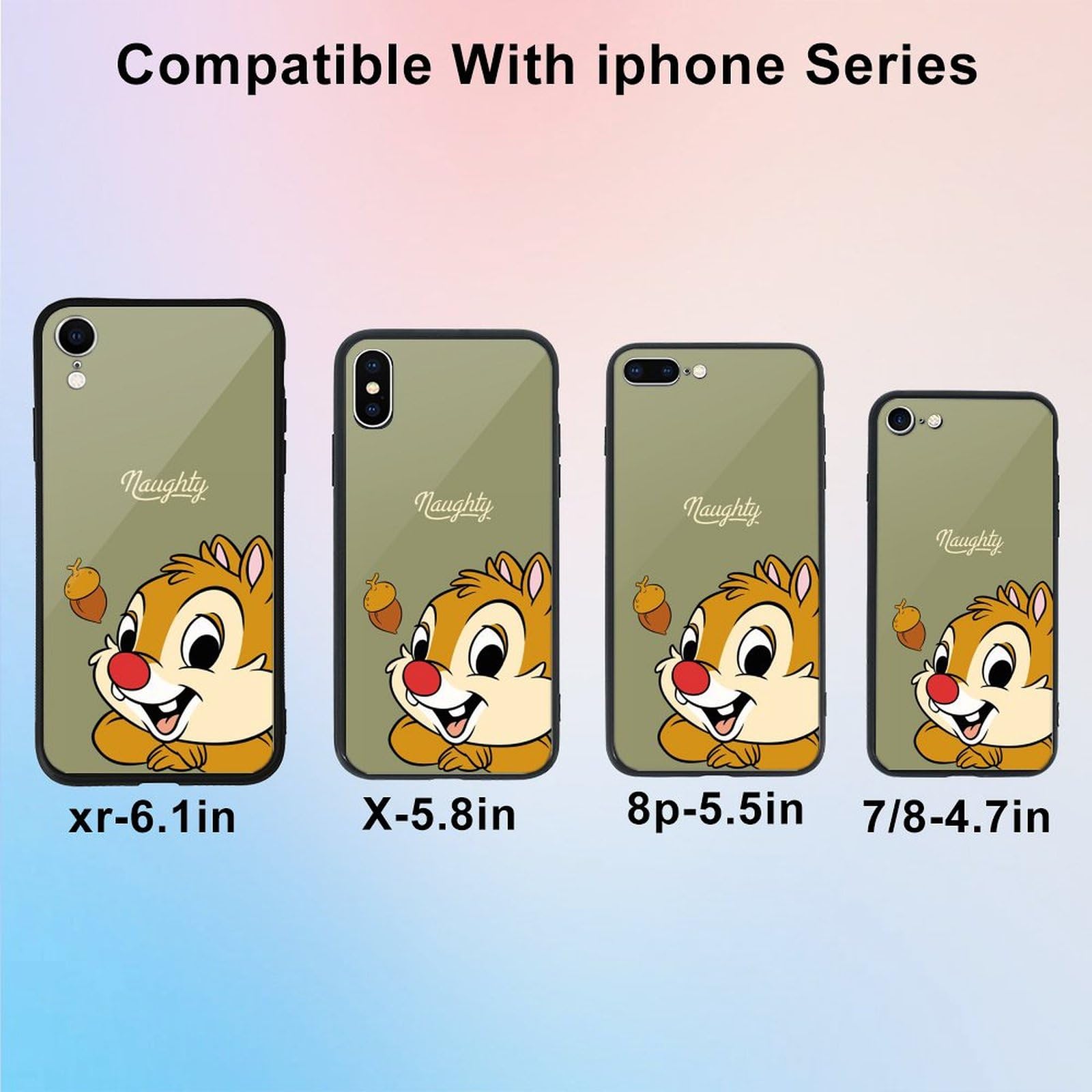 Amazon.co.jp: IPhoneXR 用 ケース 強化ガラス チップとデール