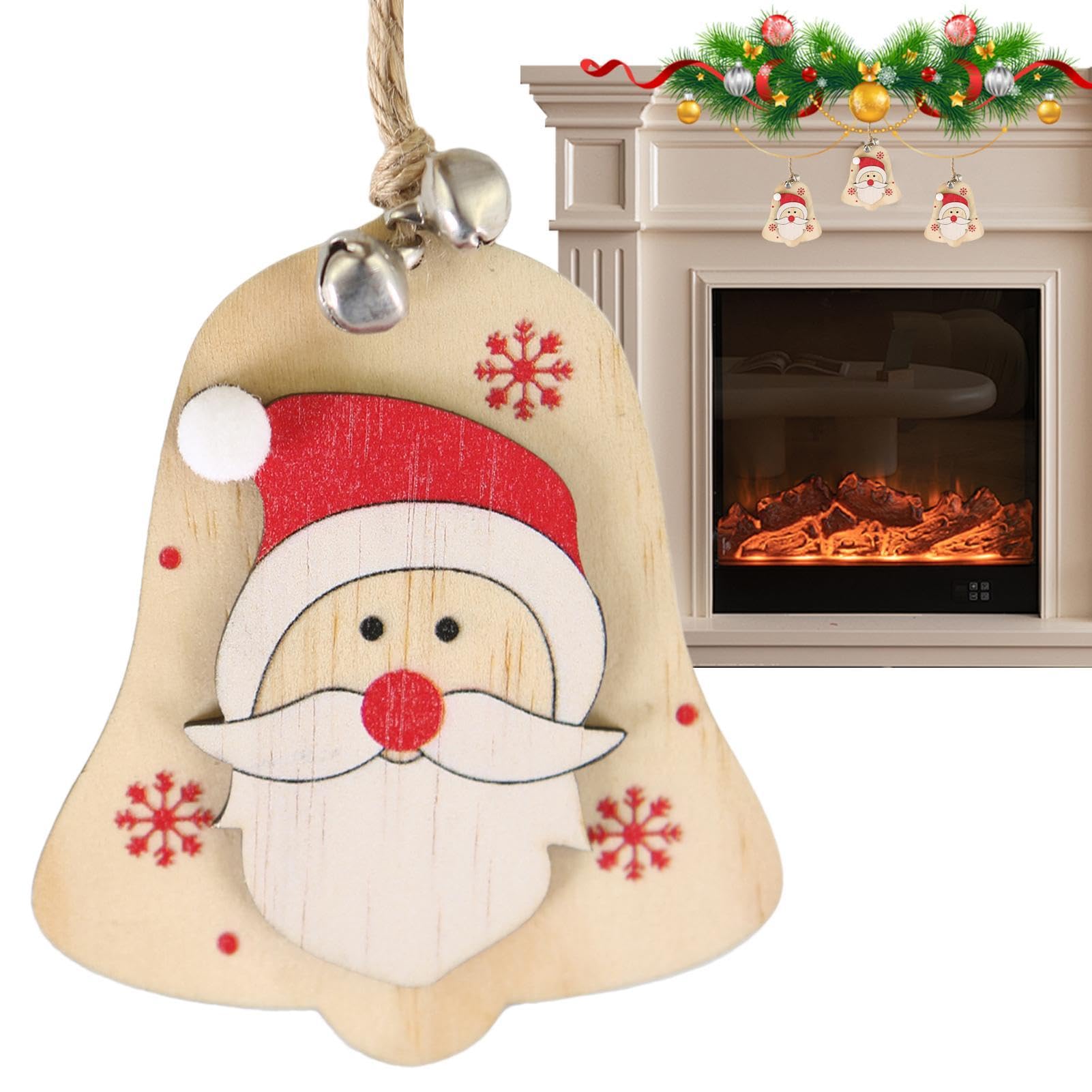 Amazon.co.jp: Biniveil サンタクロースの木製ペンダント