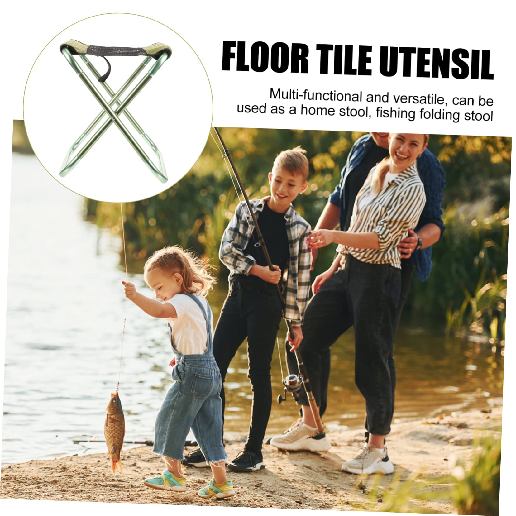 VICASKY Portable Camping Folding Chair Multi Functional Lightweight Stool for Outdoor Activities Fishing BBQ and Picnics Easy to Carry Design for Adults