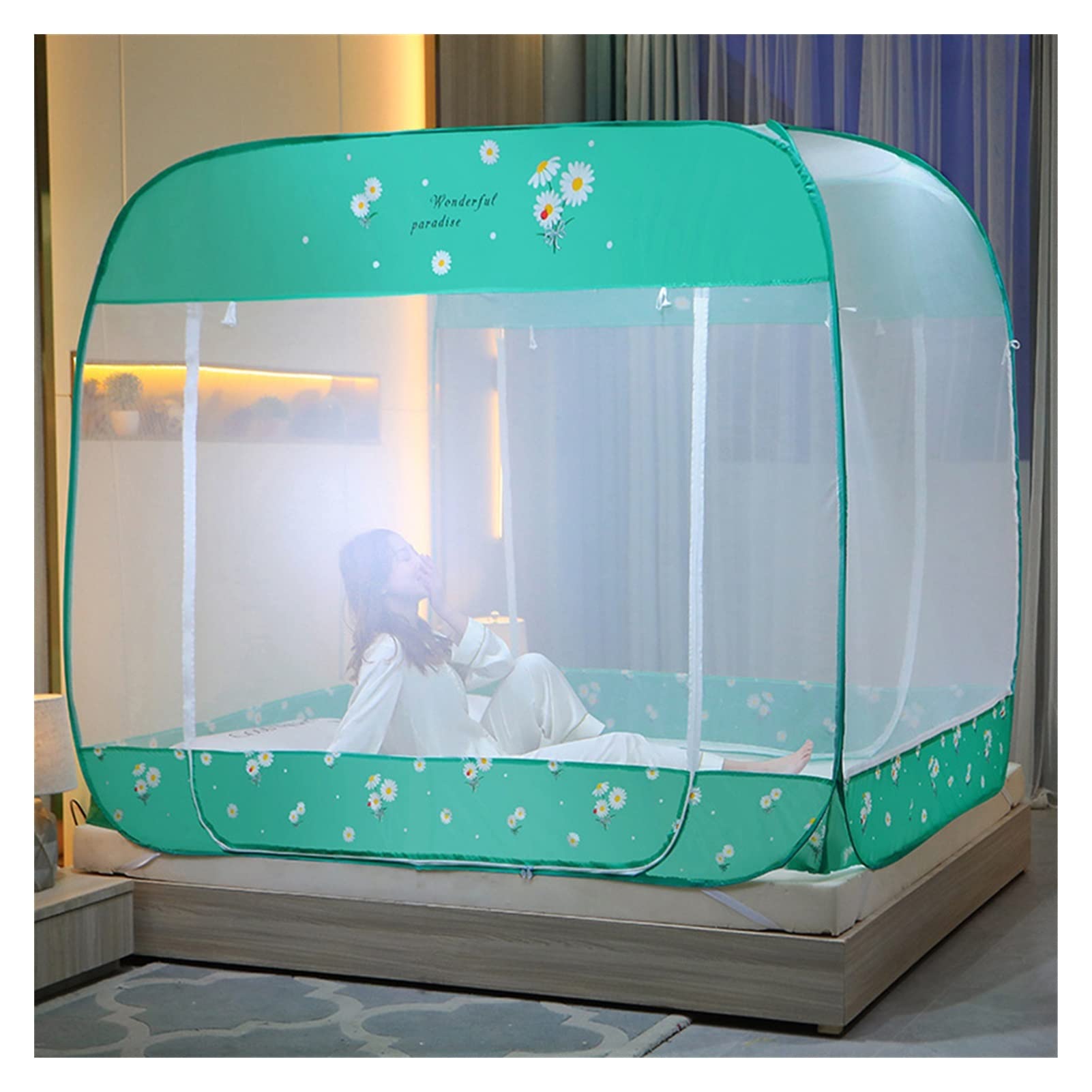 DXTFDHB Bed Canopy for Bed with Mosquito Net Curtain
