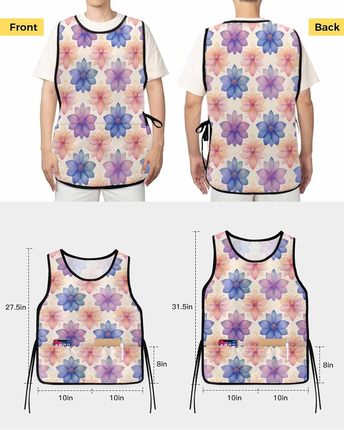 Amazon.com: BOBOWUNY Pink Purple Blue Spring Floral Cobbler