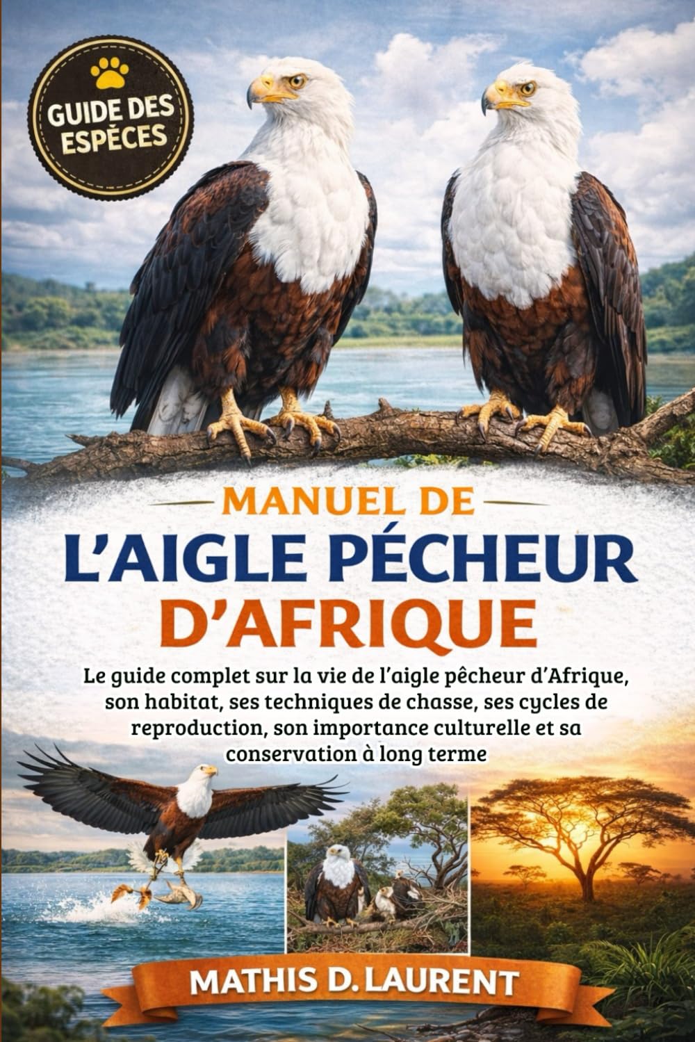 MANUEL DE L’AIGLE PÊCHEUR D’AFRIQUE: Le guide complet sur la vie de l’aigle pêcheur d’Afrique, son habitat, ses techniques de chasse, ses cycles de ... culturelle et sa conservation à long terme