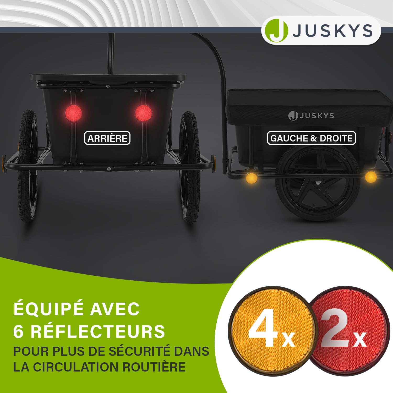 Remorque de bicyclette 90 litres