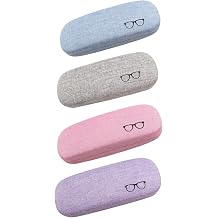 4 Pack Hard Shell Eyeglasses Case, Glasses Case For Women, Glasses Cases For Men, Spectacles Case, Sunglasses Case, Hard Glasses Case, Glass Case,for Glasses Storage