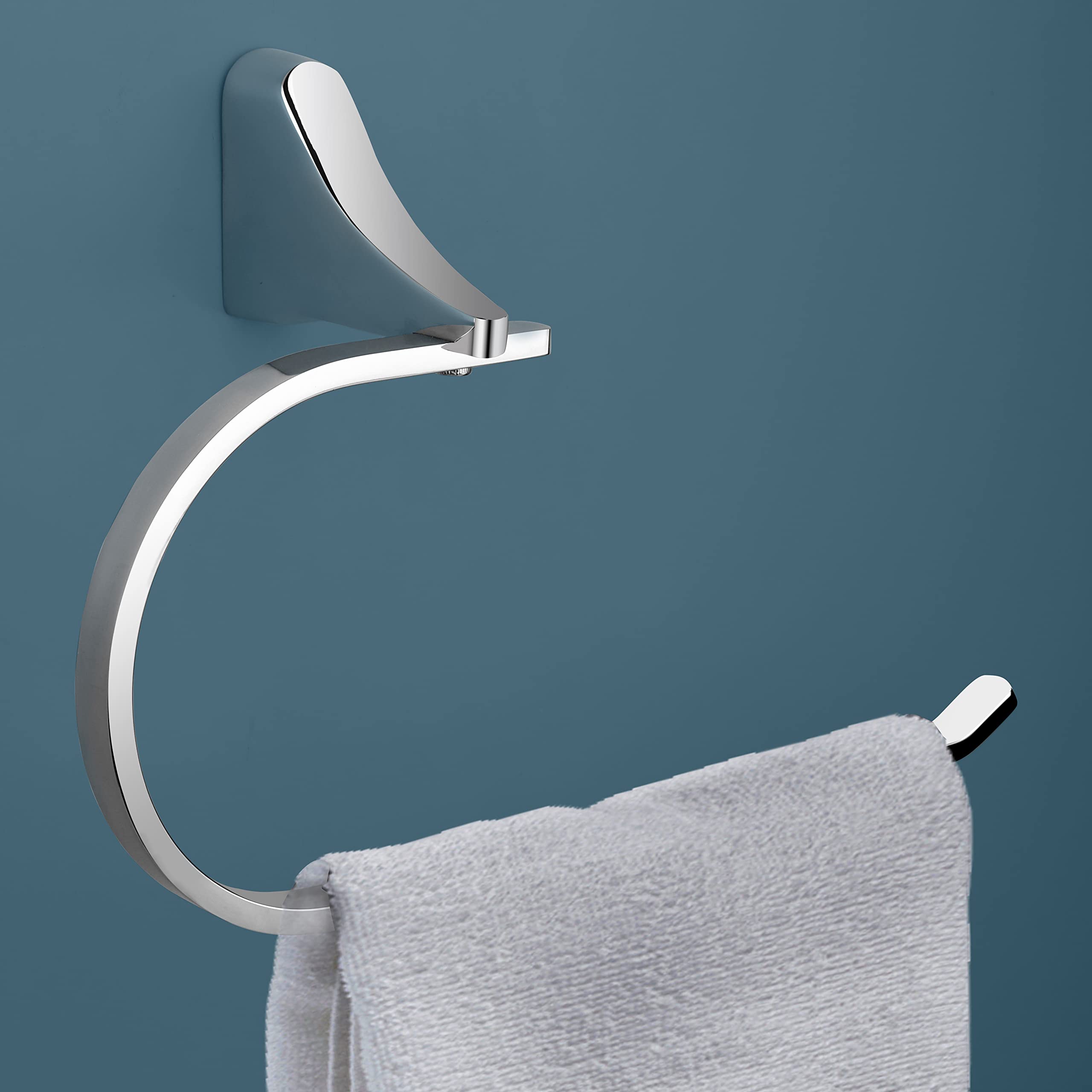 Plantex Rich Brass Bathroom Accessories - Unique Napkin Holder/Stand/Hanger for Wash Basin/Kitchen (Chrome) (B0BMPP6VXT) Amazon Price History, Amazon Price Tracker