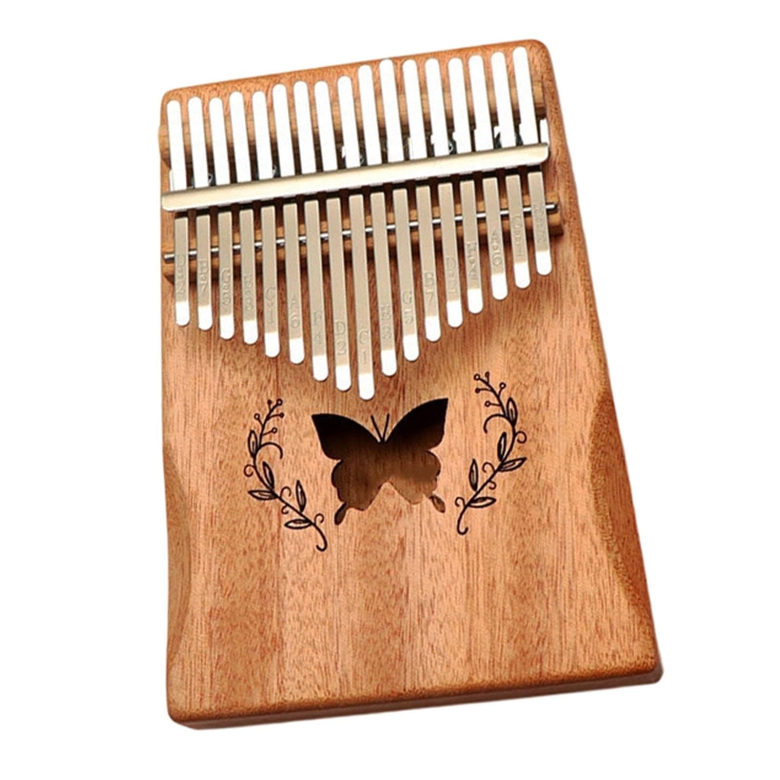 Kalimba Portátil De Madera Maciza Para Principiantes Y Adultos Piano De Pulgar De 17 Notas Instrumentos Musicales Kalimba(3/4)