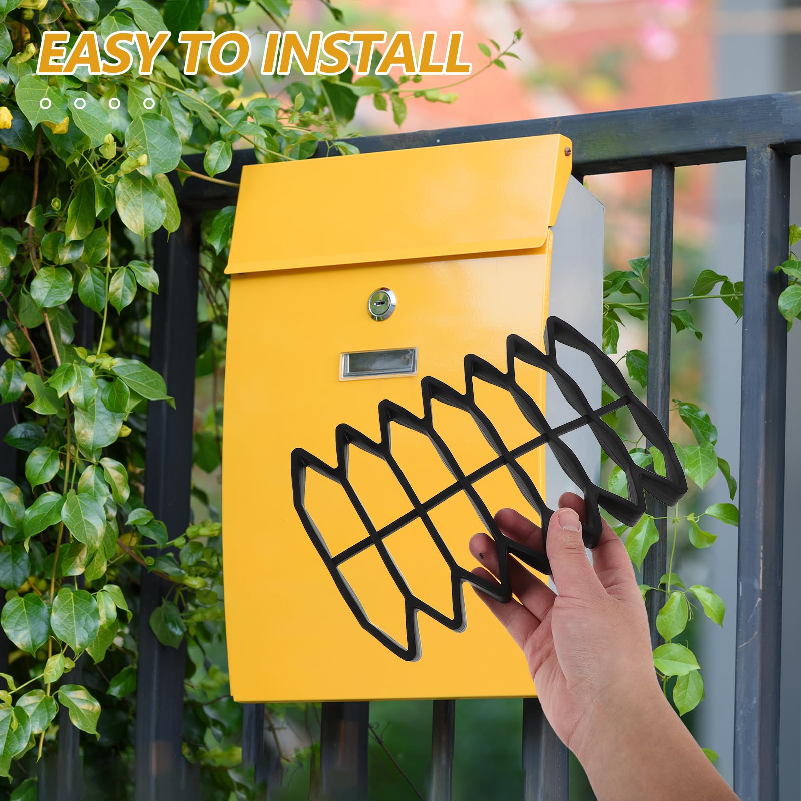 Plateau D'insertion en Silicone Revêtement Solide et Flexible pour Boîte aux Lettres Protection Pluie pour Boite aux Lettres Imperméable pour Courrier Humide à Domicile