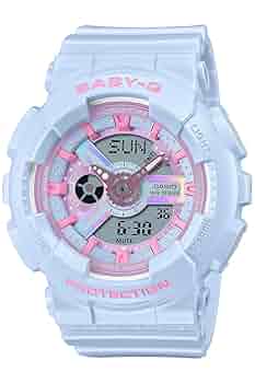 カシオ 腕時計 BABY-G ベビージー BA-110SC-2AJF ブルー Amazon.co.jp: カシオ ベビージー 腕時計 レディース アナログ