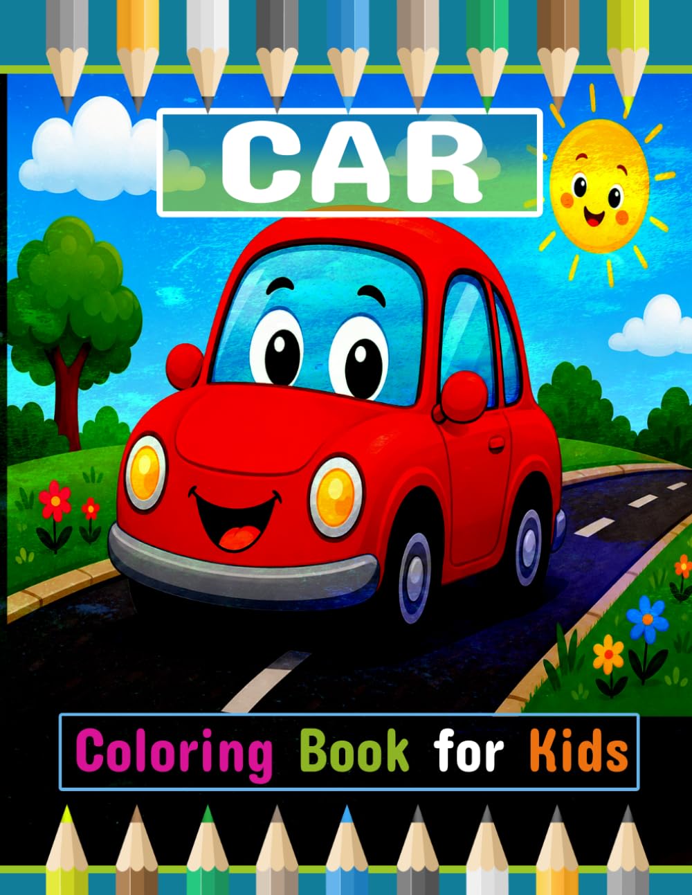 Car Coloring Book for Kids: Coloring Book with Awesome Car Pages Collection, Car Activity Designs for Kids