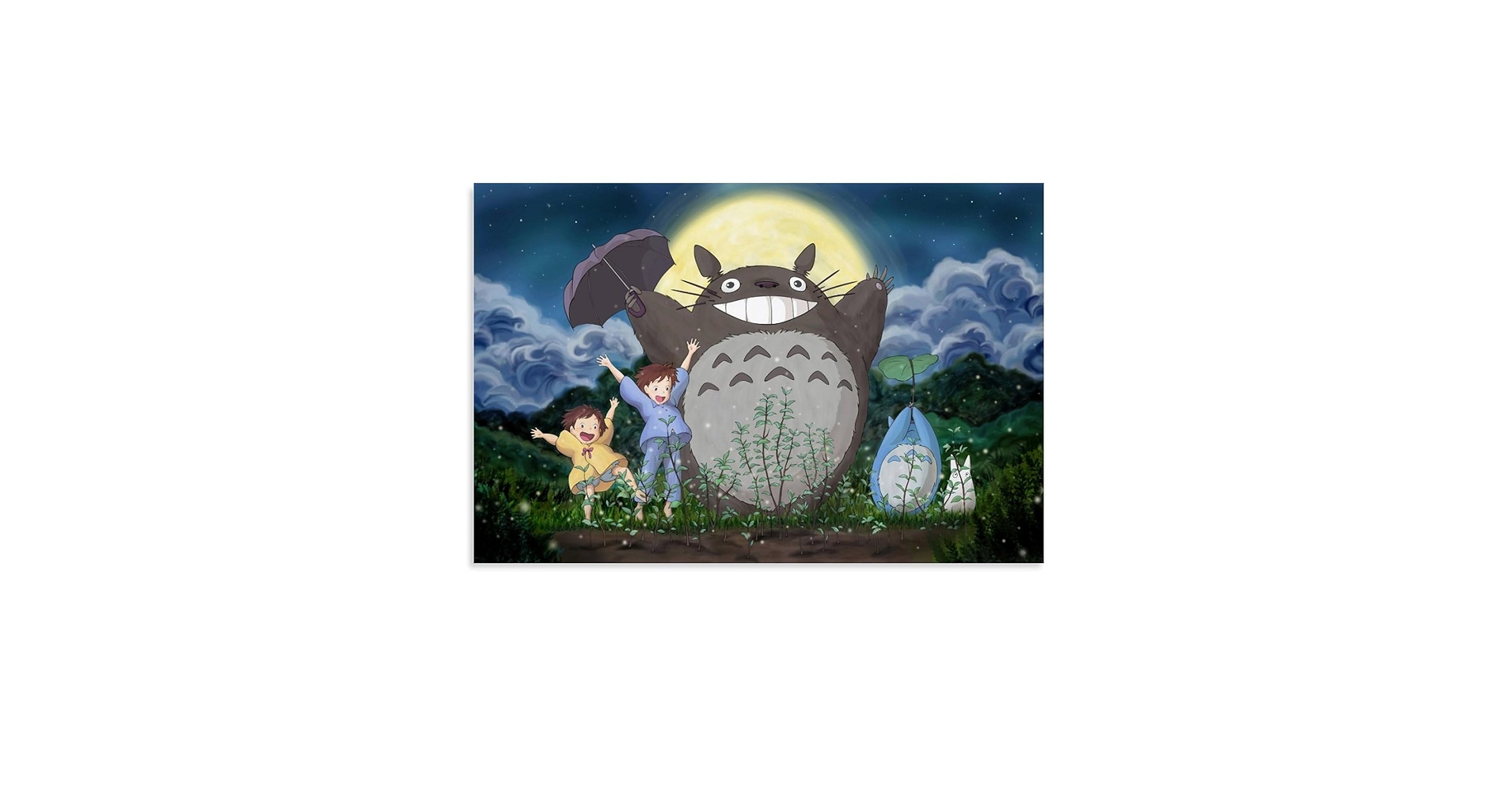 となりのトトロ　ウォールアート　ジブリ Amazon.co.jp: SUBCAI 日本アニメ となりのトトロ ポスター 宮崎