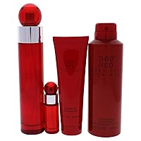 Vista 2 de Perry Ellis Eau de Toilette 360 Red para hombres con atomizador, 1.7 onzas