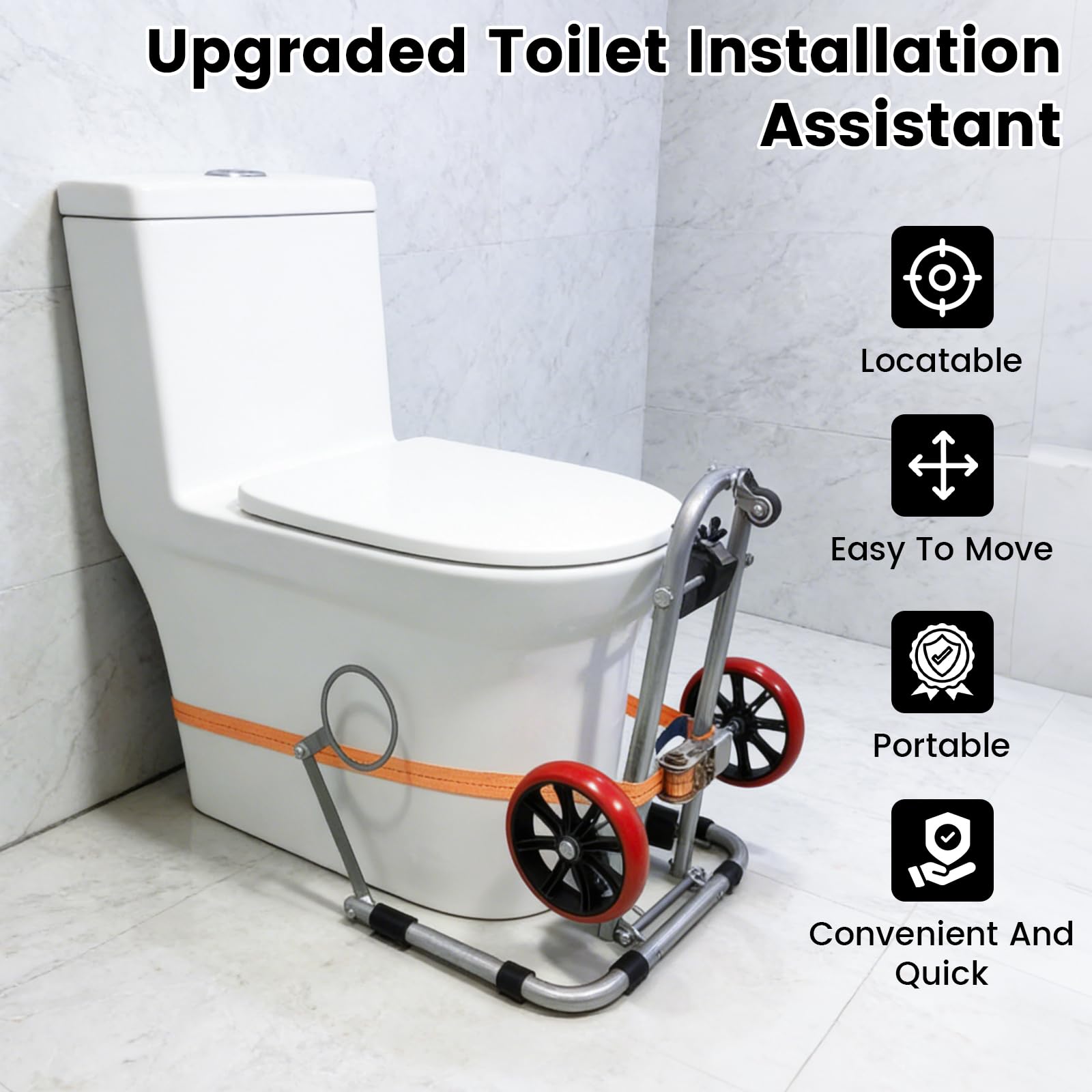 Amazon.co.jp: ZQVU アップグレード版 トイレカートジャッキ位置決めと 