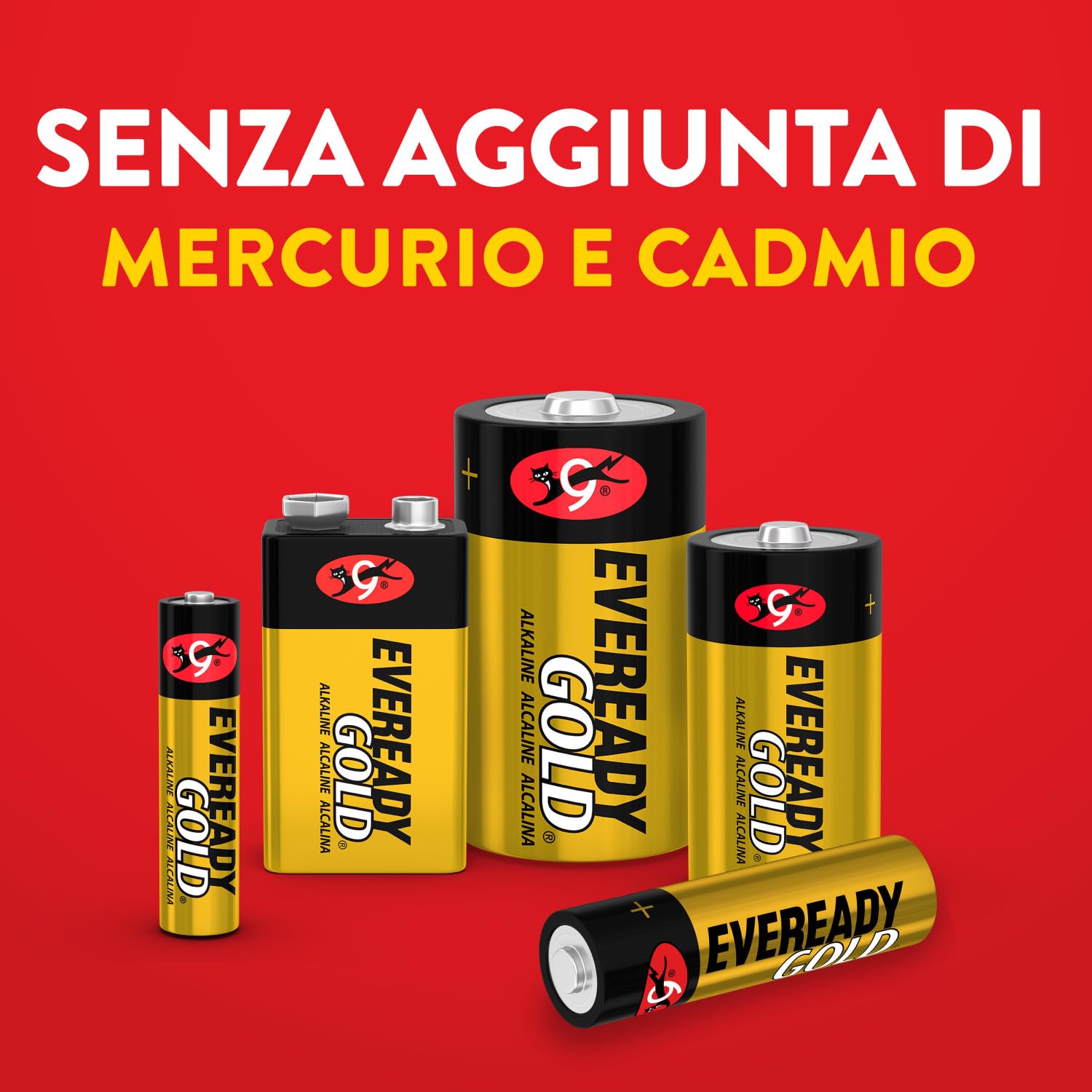 Eveready Gold di Energizer - Pile AA e AAA Combo (Confezione da 80) Batterie Alcaline 1,5V - potenza di lunga durata - 100% imballaggio riciclabile - 10 anni di conservazione