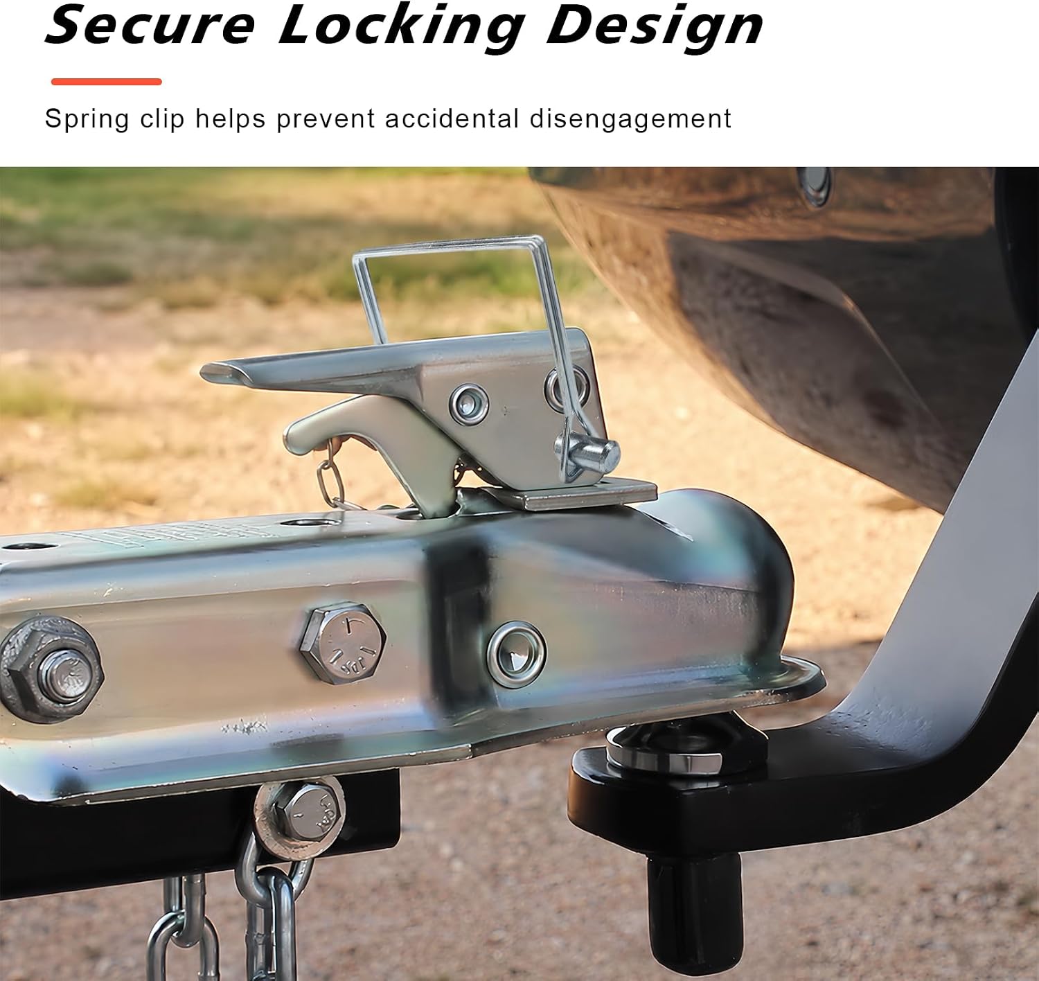 2PCS Trailer Coupler Pins, 5/16" x 4" Square Stainless Steel Trailer Hitch Pin with Quick Release Anti-Loss Safety Cable, Locking Towing Accessories for Boat RV Truck Lawn Equipment