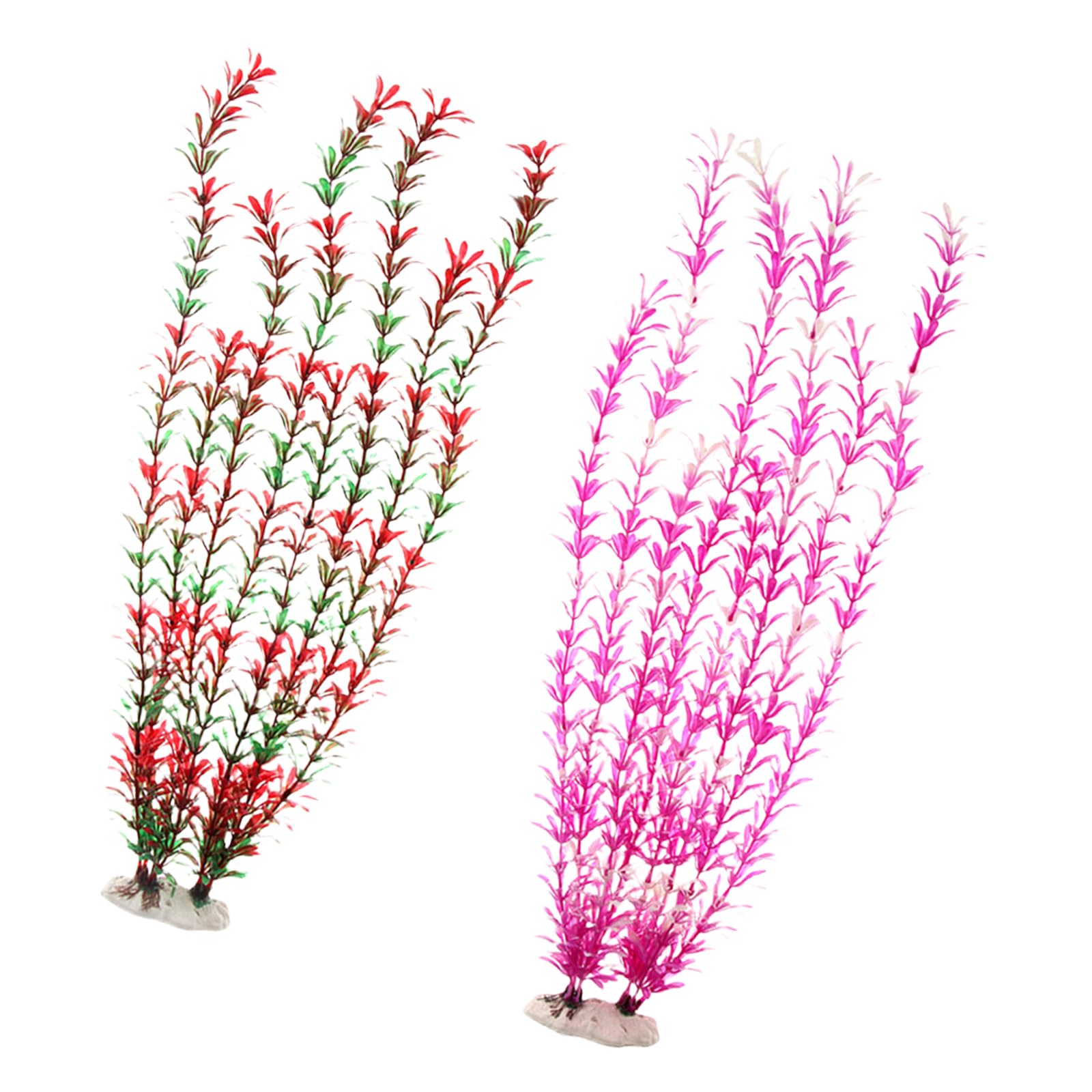carotoe Realistic Artificial Aquarium Plant for Fishtanks Decoration with Ceramic Base Fishtanks Landscape Accessories Decoration