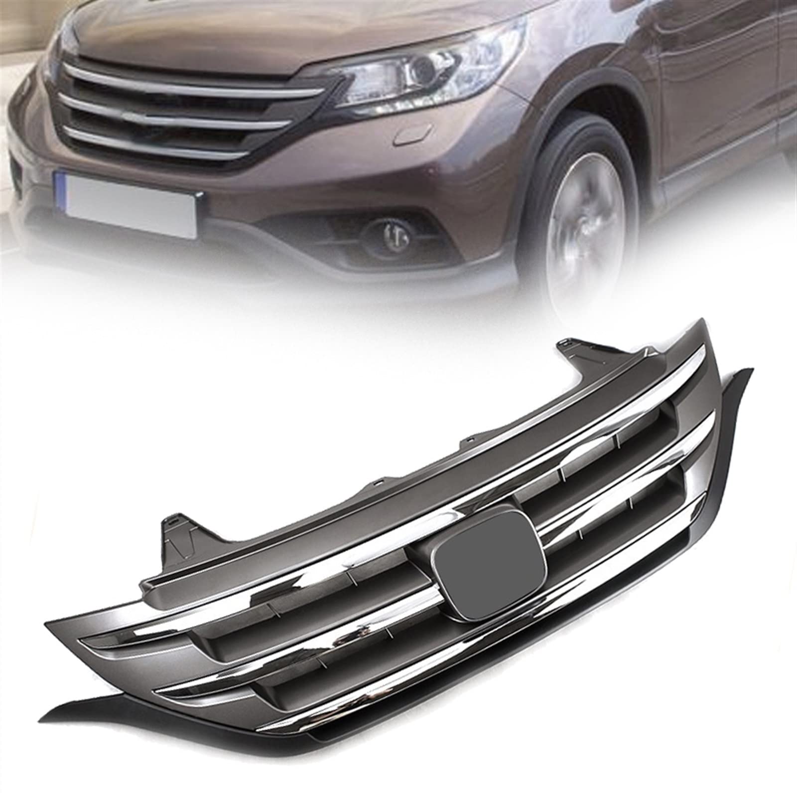 Grille de pare-chocs avant CRV pour vos trajets quotidiens et vacances en famille
