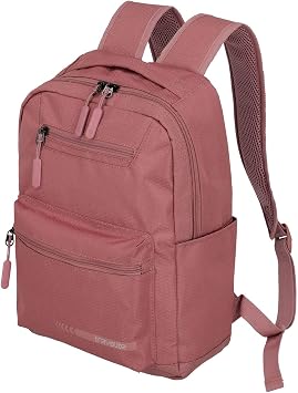 Travelite KICK OFF Hand Luggage Backpack with Padded Laptop Compartment Laptop Backpack 13 Inches Daypack for Holidays and Sports 40 cm 17 Litres rosé Casual